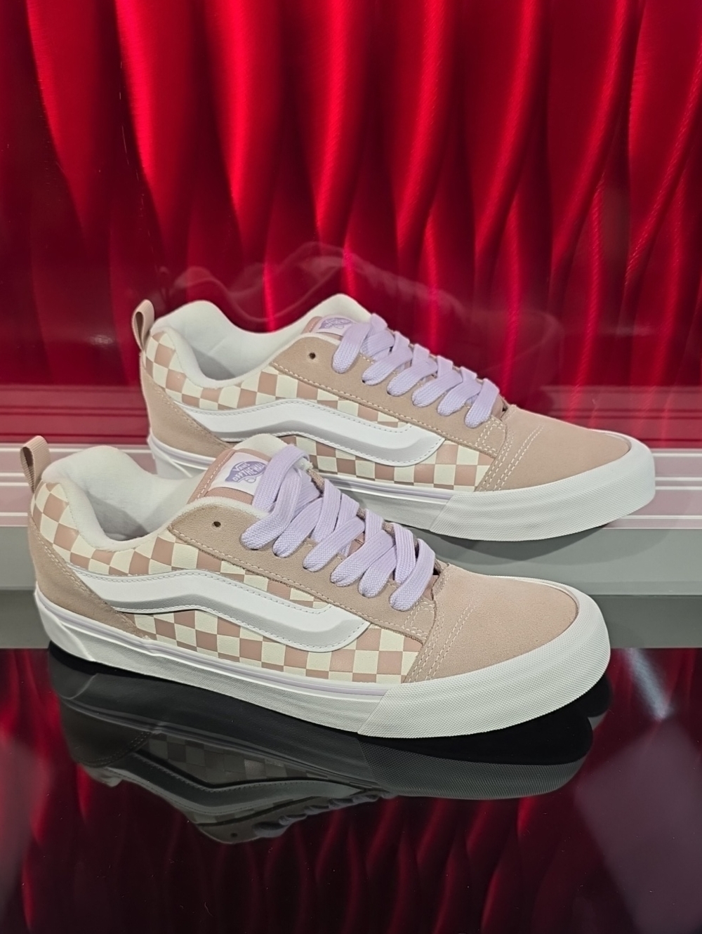 Vans Knu Skool Checkerboard Etherea Tan Beige Men's 13 Women's 14.5 New with Box